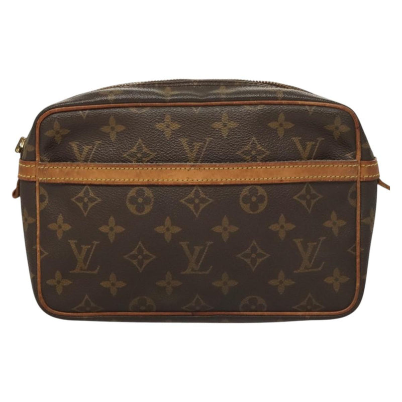LOUIS VUITTON Monogram Compiegne 23 Clutch Bag M51847 LV Auth hk2442