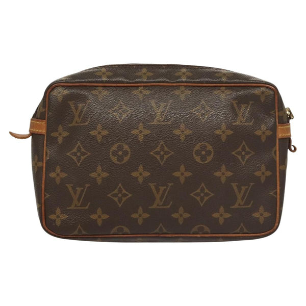 LOUIS VUITTON Monogram Compiegne 23 Clutch Bag M51847 LV Auth hk2442