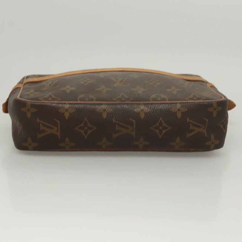 LOUIS VUITTON Monogram Compiegne 23 Clutch Bag M51847 LV Auth hk2442