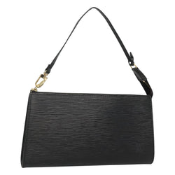 LOUIS VUITTON Epi Pochette Accessoires Pouch Black M52982 LV Auth hk2447