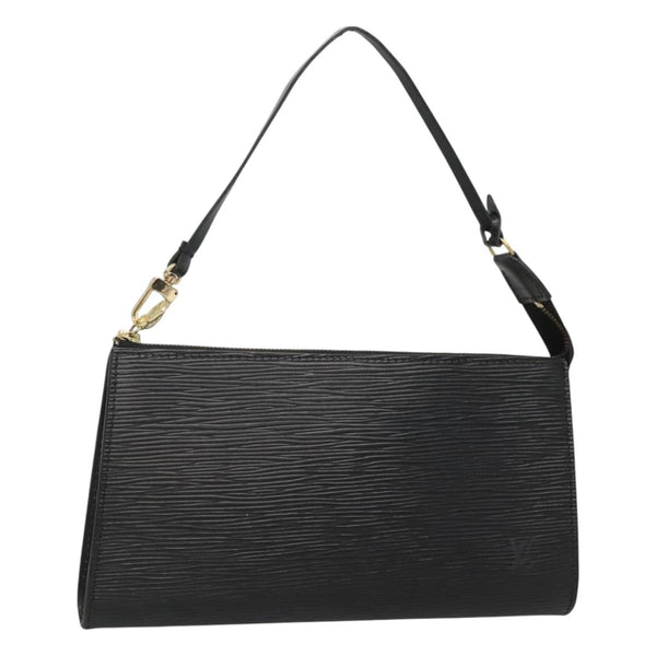 LOUIS VUITTON Epi Pochette Accessoires Pouch Black M52982 LV Auth hk2447