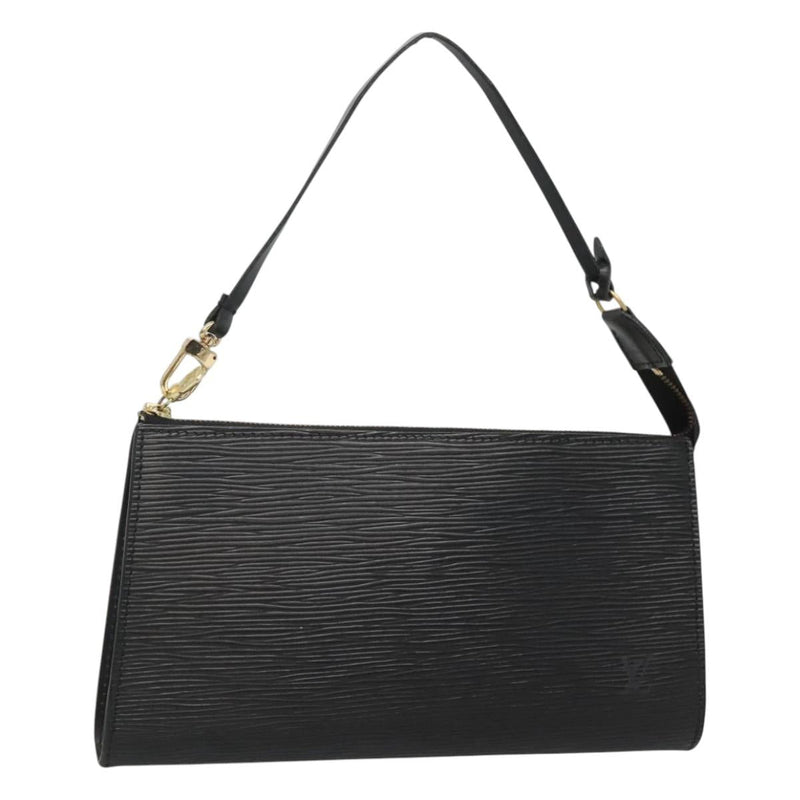 LOUIS VUITTON Epi Pochette Accessoires Pouch Black M52982 LV Auth hk2447