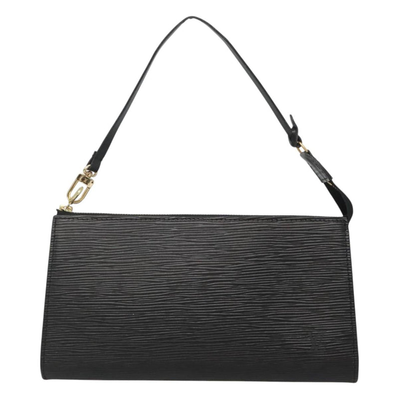 LOUIS VUITTON Epi Pochette Accessoires Pouch Black M52982 LV Auth hk2447