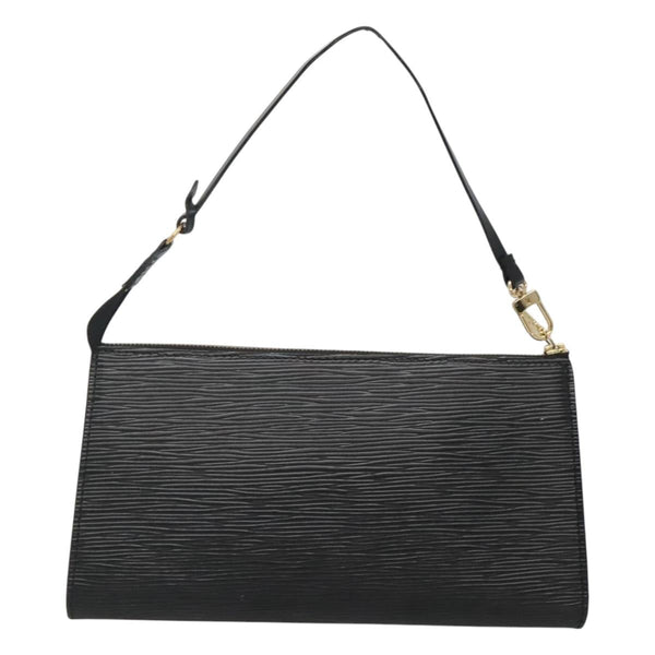 LOUIS VUITTON Epi Pochette Accessoires Pouch Black M52982 LV Auth hk2447