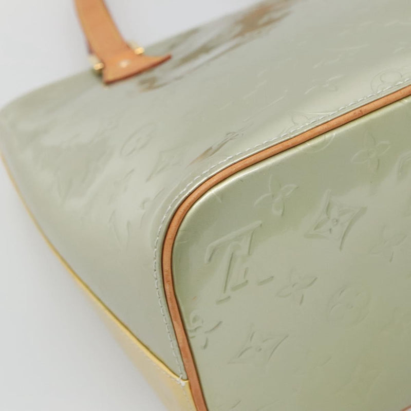 LOUIS VUITTON Monogram Vernis Houston Hand Bag Gris M91053 LV Auth hk2535