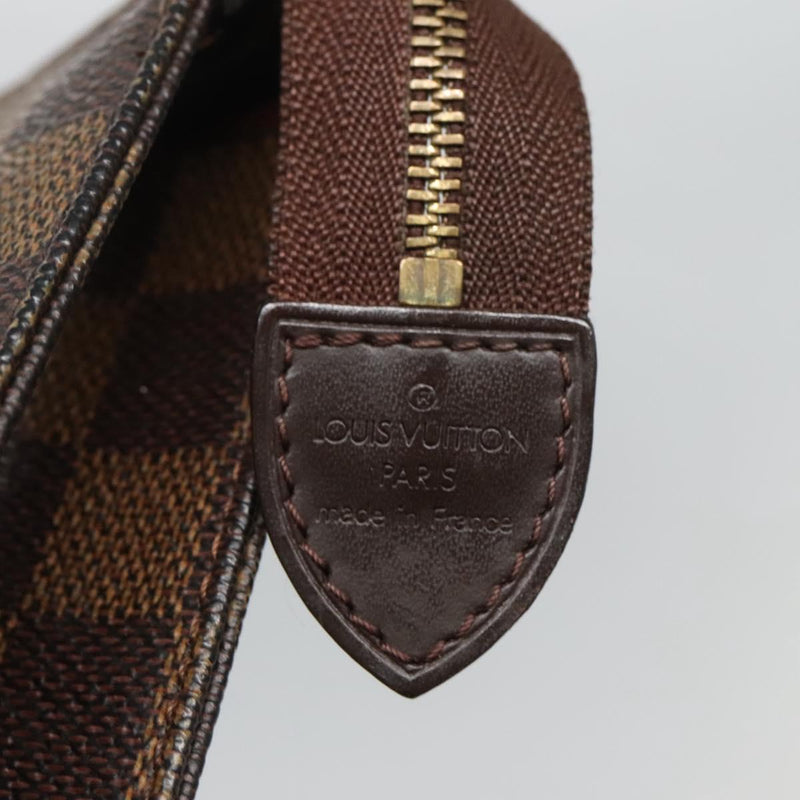 LOUIS VUITTON Damier Ebene Poche Toilette 26 Pouch N47543 LV Auth hk2542