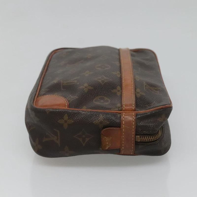 LOUIS VUITTON Monogram Compiegne 28 Clutch Bag M51845 LV Auth hk2544