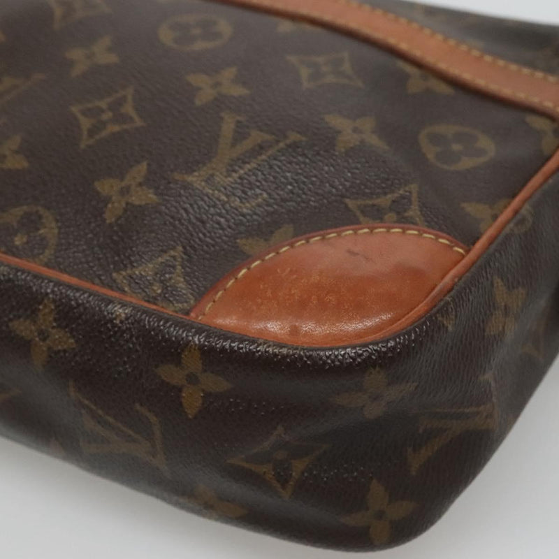 LOUIS VUITTON Monogram Compiegne 28 Clutch Bag M51845 LV Auth hk2544