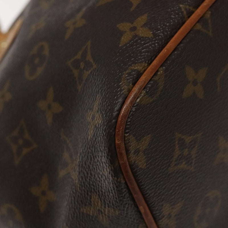 LOUIS VUITTON Monogram Palermo PM Tote Bag M40145 LV Auth PP455