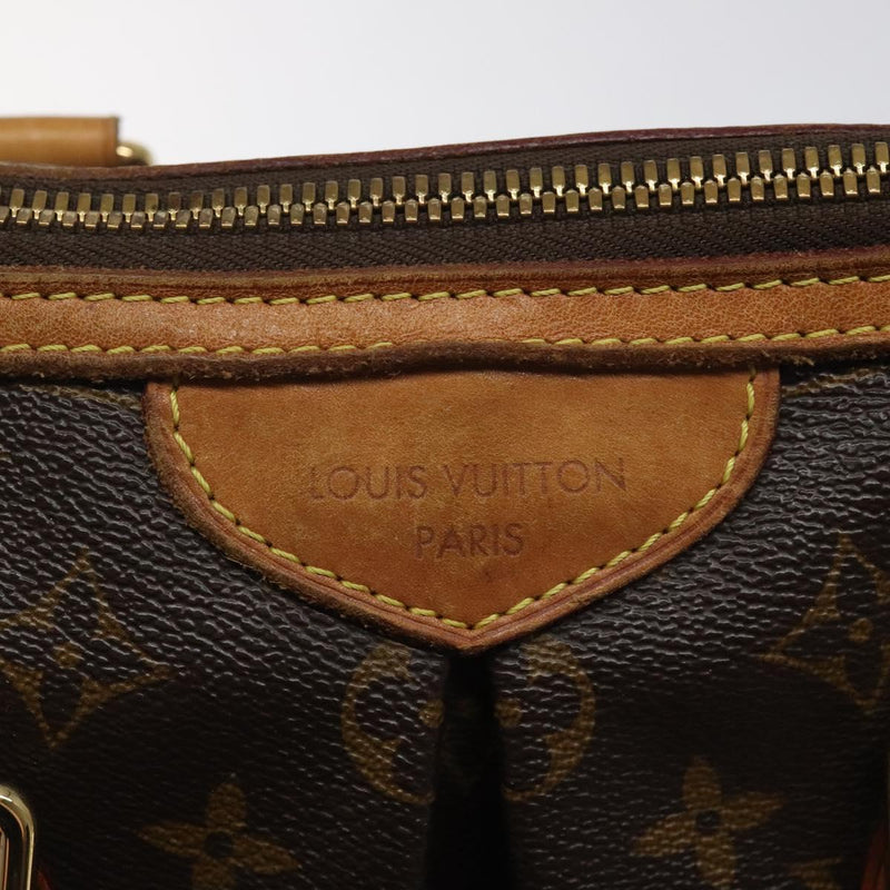 LOUIS VUITTON Monogram Palermo PM Tote Bag M40145 LV Auth PP455