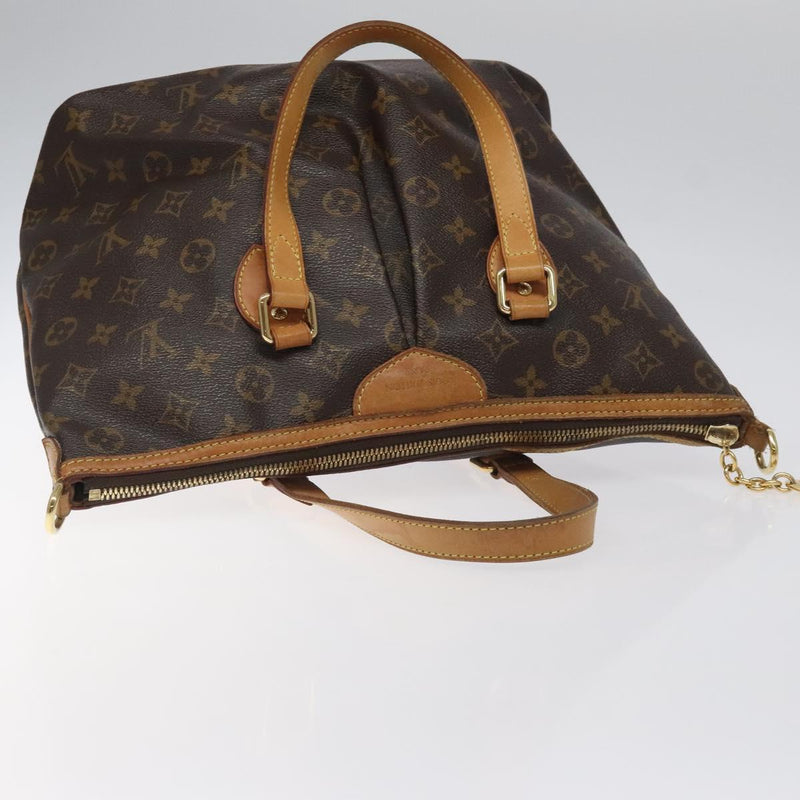 LOUIS VUITTON Monogram Palermo PM Tote Bag M40145 LV Auth PP455
