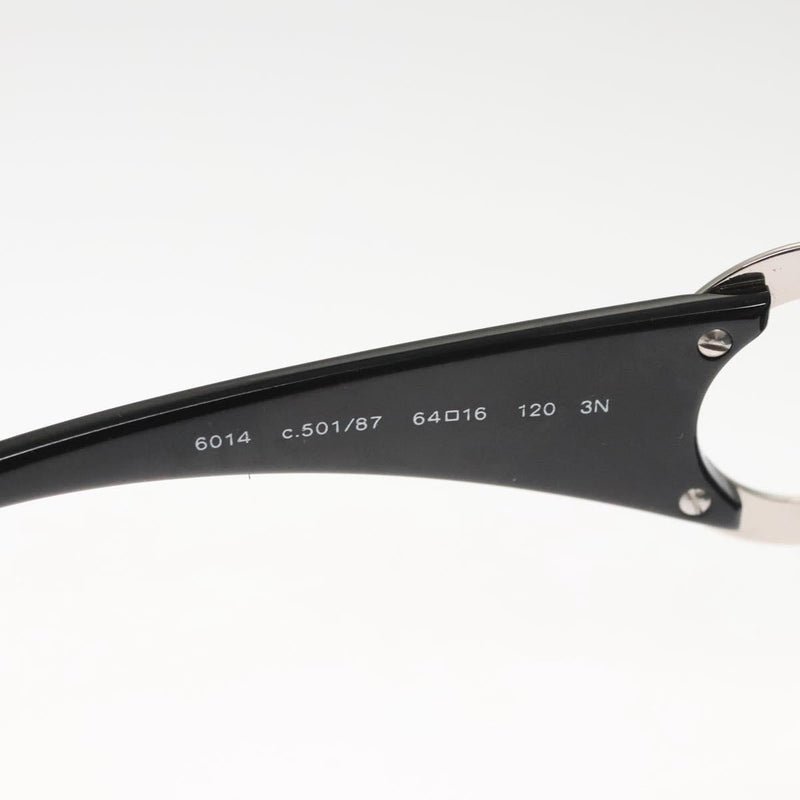CHANEL Sunglasses plastic Black CC Auth sw484