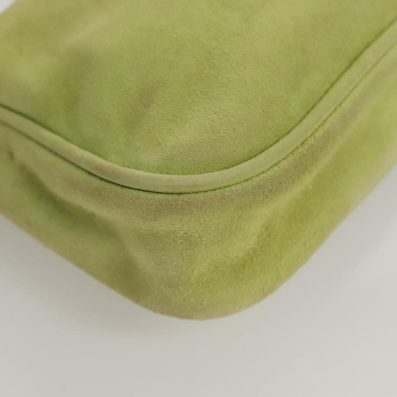 VALENTINO Shoulder Bag Suede Green