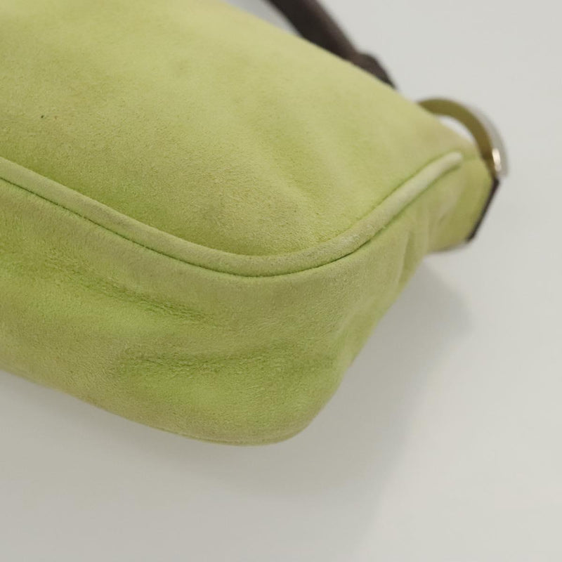 VALENTINO Shoulder Bag Suede Green