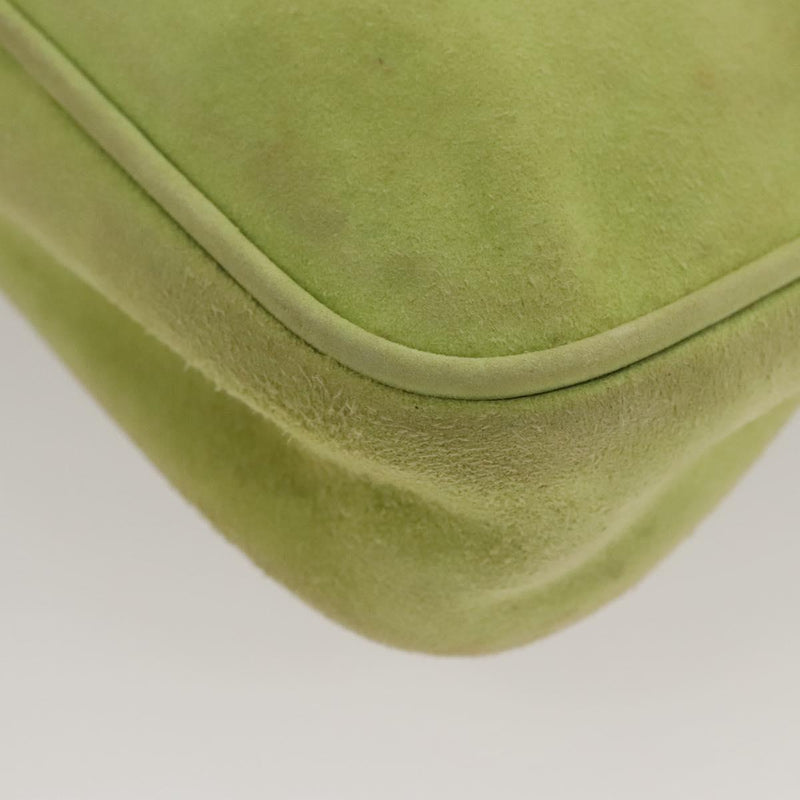 VALENTINO Shoulder Bag Suede Green