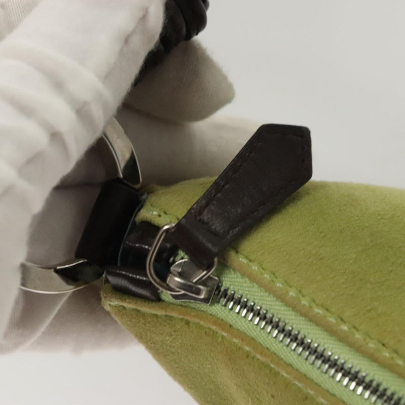 VALENTINO Shoulder Bag Suede Green
