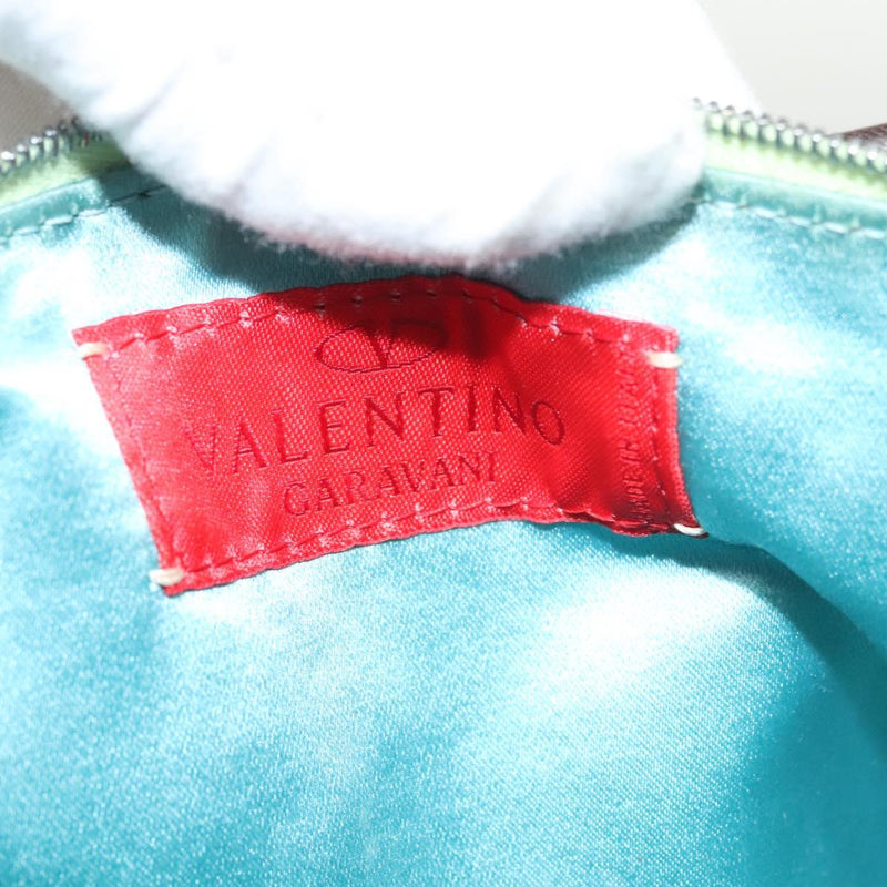 VALENTINO Shoulder Bag Suede Green