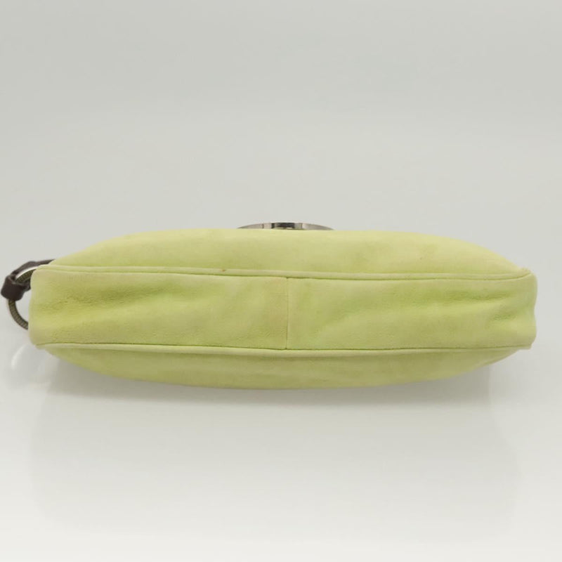 VALENTINO Shoulder Bag Suede Green