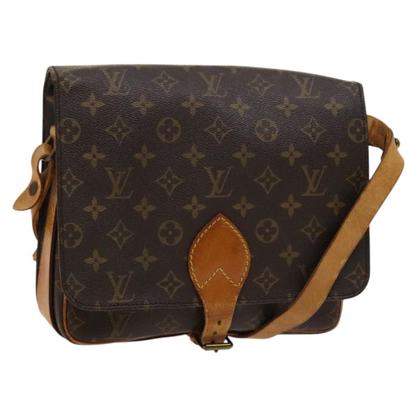 LOUIS VUITTON Monogram Cartouchiere GM Shoulder Bag M51252 LV Auth th5855