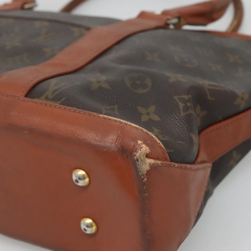 LOUIS VUITTON Monogram Sac Weekend PM Hand Bag M42425 LV Auth th5876