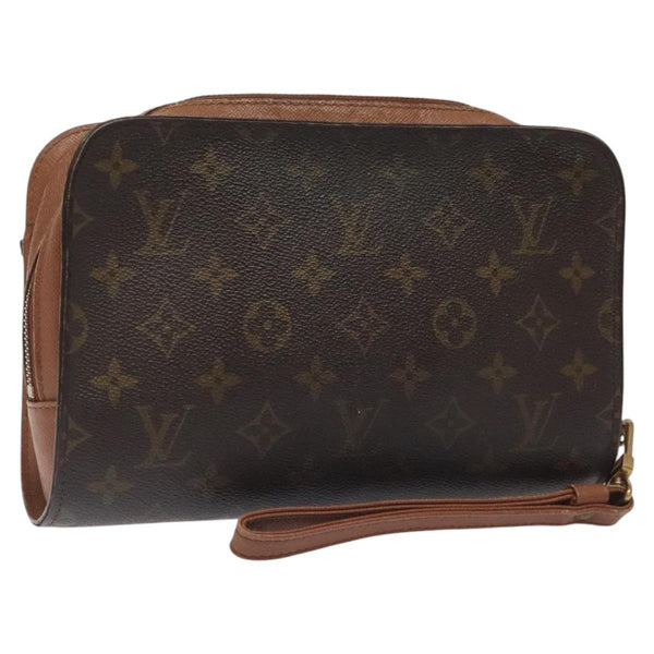LOUIS VUITTON Monogram Orsay Clutch Bag M51790 LV Auth th5899