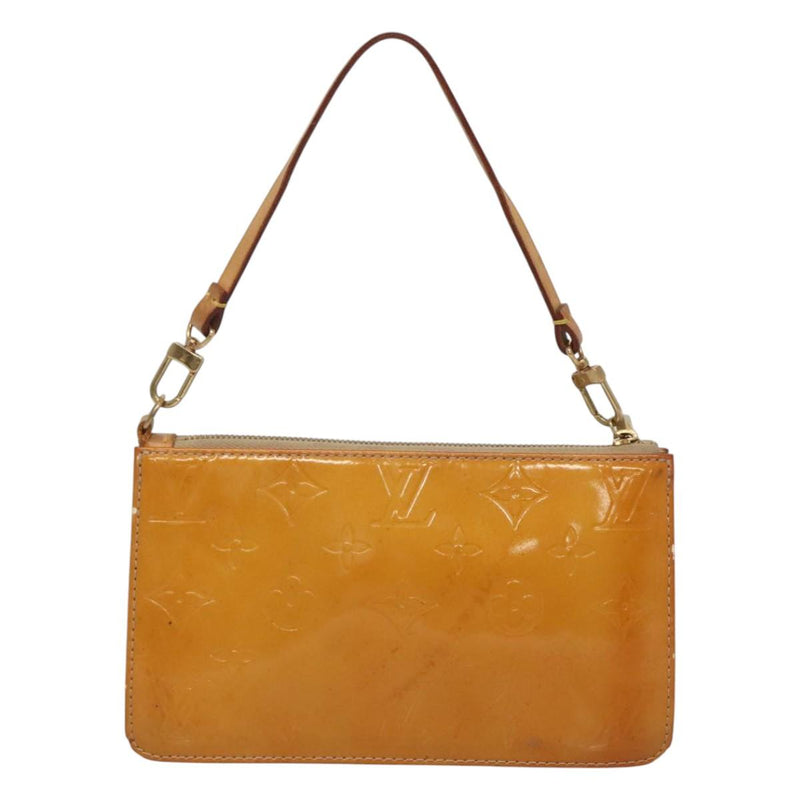 LOUIS VUITTON Vernis Lexington Accessory Pouch Beige M91010 LV Auth th5908