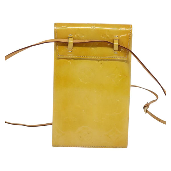 LOUIS VUITTON Monogram Vernis Walker Wallet Beige M91074 LV Auth th5910