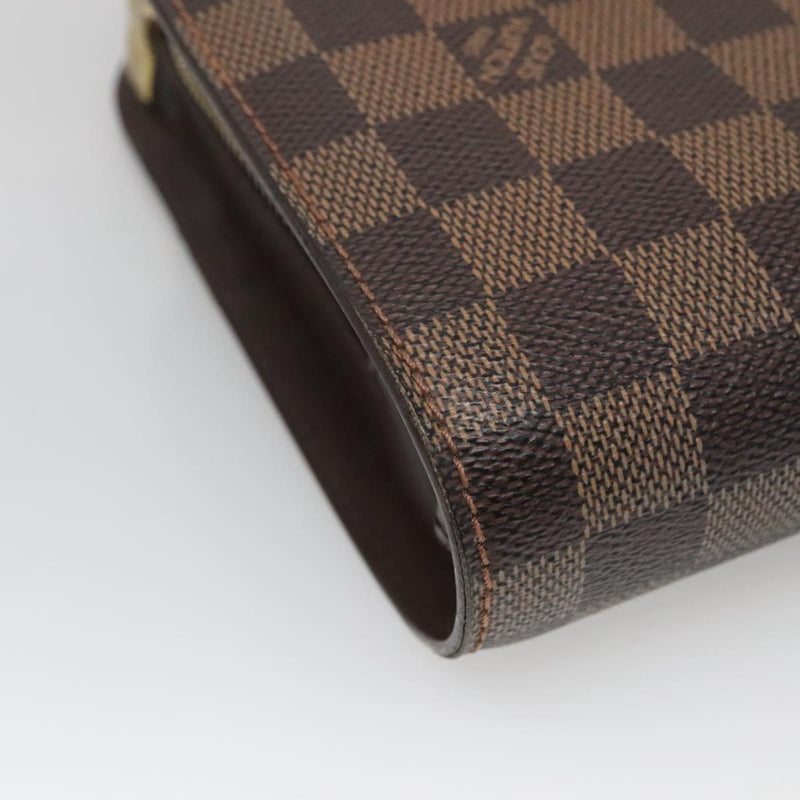 LOUIS VUITTON Damier Ebene Saint Louis Clutch Bag N51993 LV Auth th5935