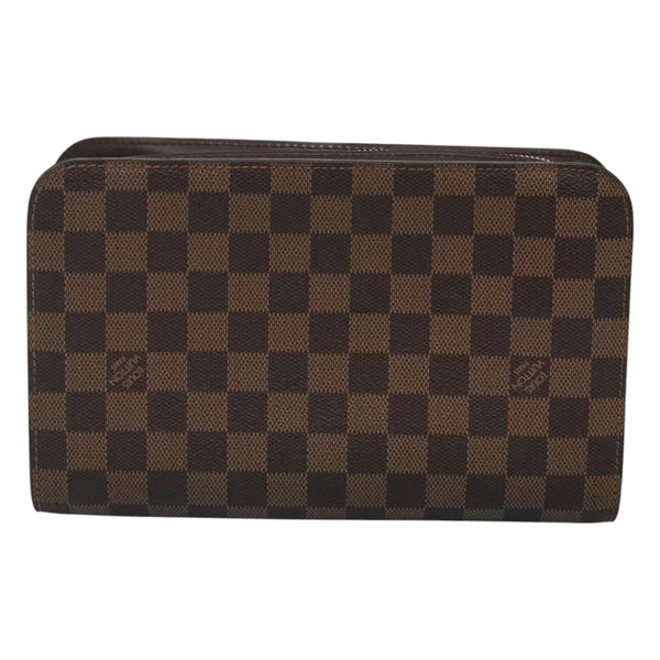 LOUIS VUITTON Damier Ebene Saint Louis Clutch Bag N51993 LV Auth th5935