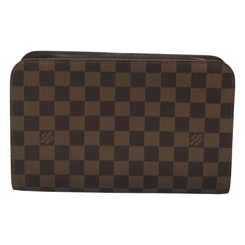 LOUIS VUITTON Damier Ebene Saint Louis Clutch Bag N51993 LV Auth th5935