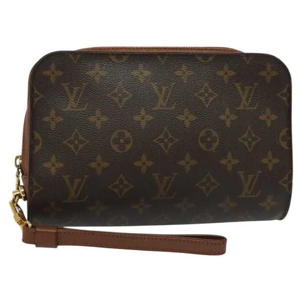 LOUIS VUITTON Monogram Orsay Clutch Bag M51790 LV Auth th5958