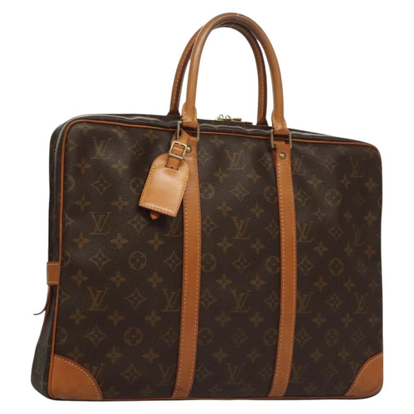 LOUIS VUITTON Monogram Porte Documents Voyage Business Bag M52005 Auth yk17926
