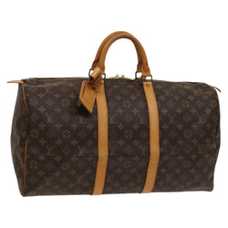 LOUIS VUITTON Monogram Keepall 50 Boston Bag M41426 LV Auth yk17933