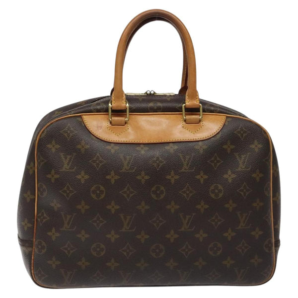 LOUIS VUITTON Monogram Deauville Hand Bag M47270 LV Auth yk17935