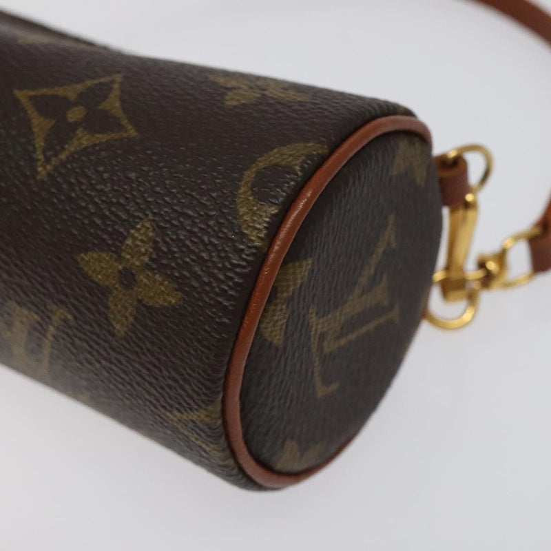 LOUIS VUITTON Monogram Papillon Pouch LV Auth yk17961