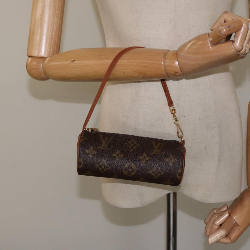 LOUIS VUITTON Monogram Papillon Pouch LV Auth yk17961