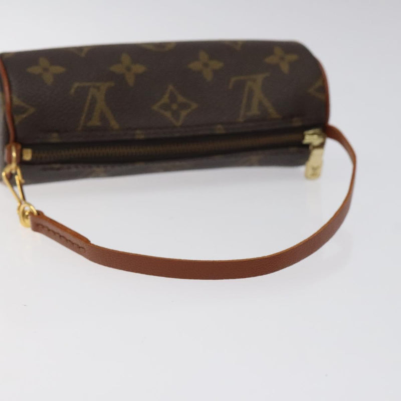 LOUIS VUITTON Monogram Papillon Pouch LV Auth yk17961
