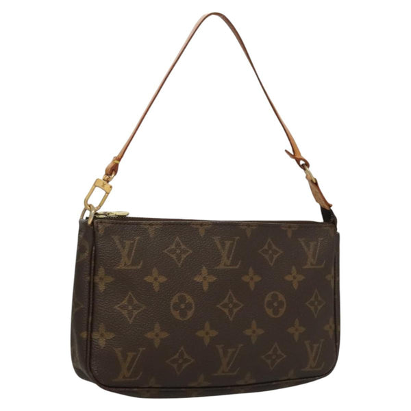 LOUIS VUITTON Monogram Pochette Accessoires Pouch M51980 LV Auth yk17962