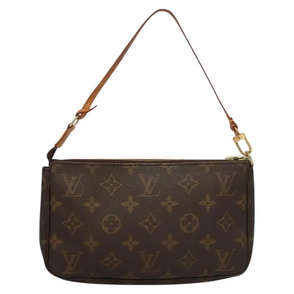 LOUIS VUITTON Monogram Pochette Accessoires Pouch M51980 LV Auth yk17962