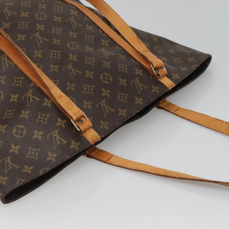 LOUIS VUITTON Monogram Sac Shopping Tote Bag M51108 LV Auth yk17977