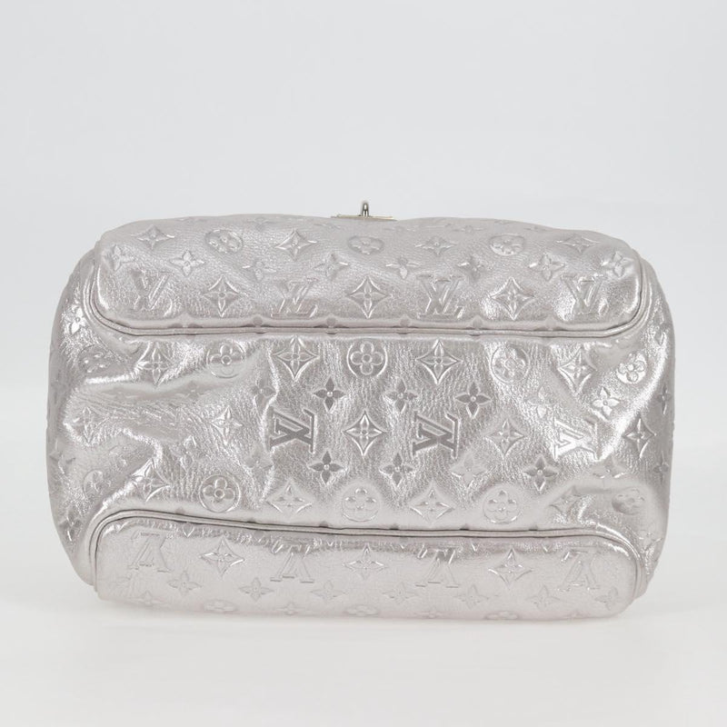 LOUIS VUITTON Monogram Shimmer Comet Shoulder Bag Silver M95817 Auth yk18019AM