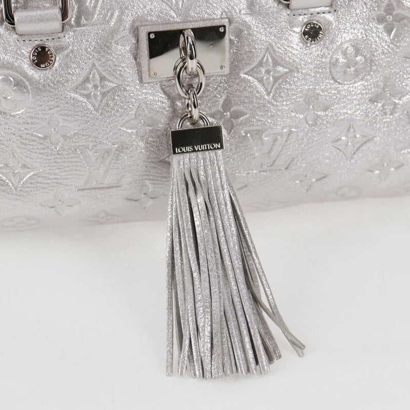 LOUIS VUITTON Monogram Shimmer Comet Shoulder Bag Silver M95817 Auth yk18019AM