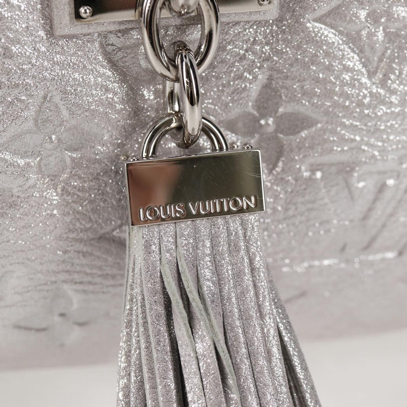 LOUIS VUITTON Monogram Shimmer Comet Shoulder Bag Silver M95817 Auth yk18019AM