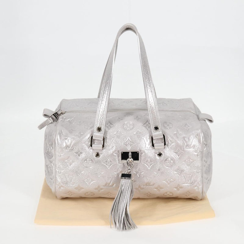 LOUIS VUITTON Monogram Shimmer Comet Shoulder Bag Silver M95817 Auth yk18019AM