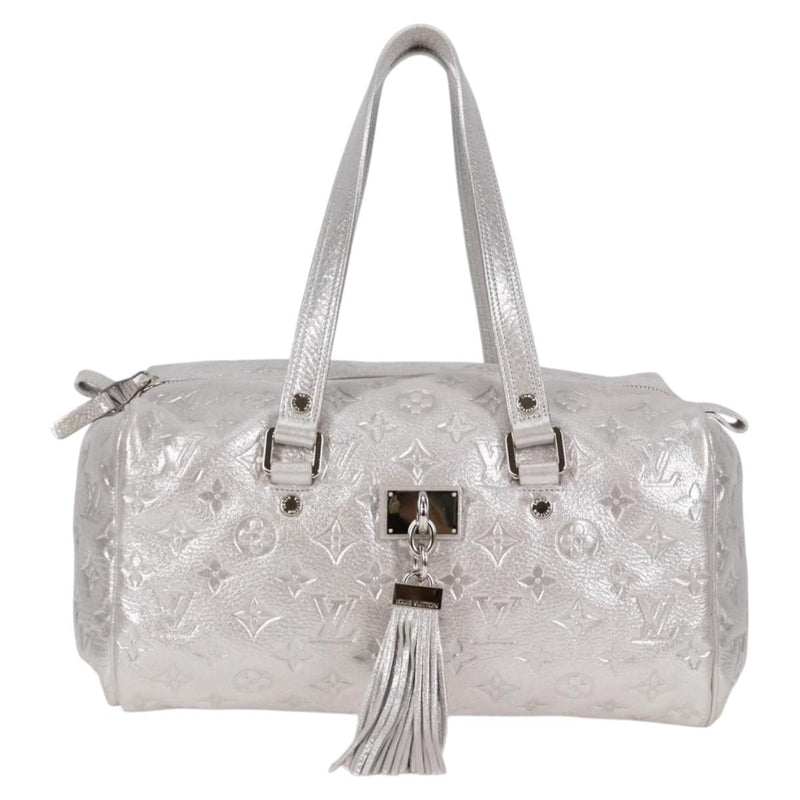 LOUIS VUITTON Monogram Shimmer Comet Shoulder Bag Silver M95817 Auth yk18019AM