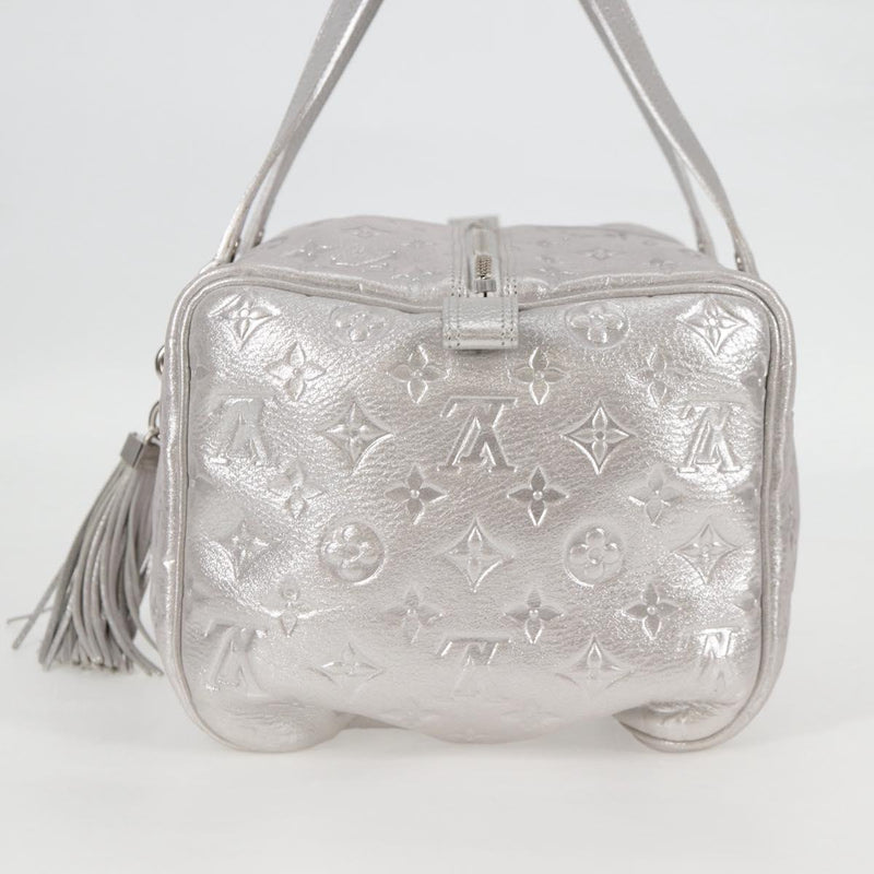 LOUIS VUITTON Monogram Shimmer Comet Shoulder Bag Silver M95817 Auth yk18019AM