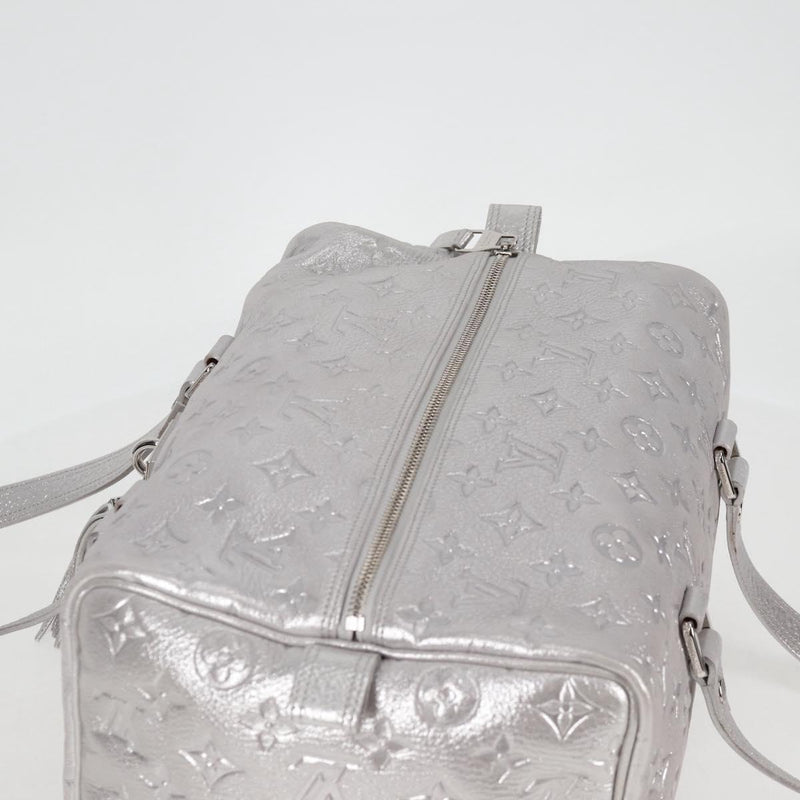 LOUIS VUITTON Monogram Shimmer Comet Shoulder Bag Silver M95817 Auth yk18019AM