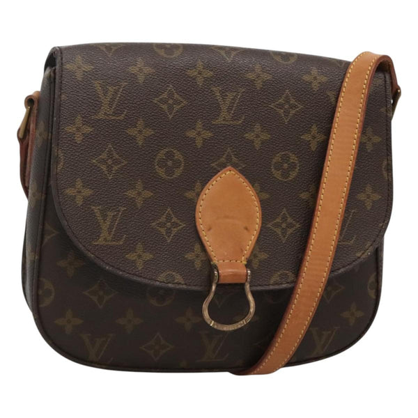 LOUIS VUITTON Monogram Saint Cloud GM Shoulder Bag M51242 LV Auth yk18040