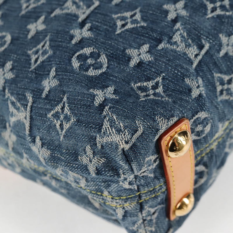 LOUIS VUITTON Monogram denim Buggy PM Shoulder Bag Blue M95049 LV Auth yk18050AM