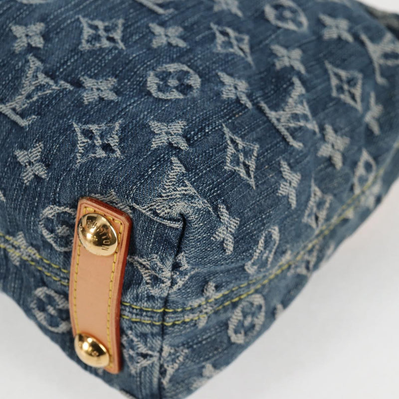 LOUIS VUITTON Monogram denim Buggy PM Shoulder Bag Blue M95049 LV Auth yk18050AM